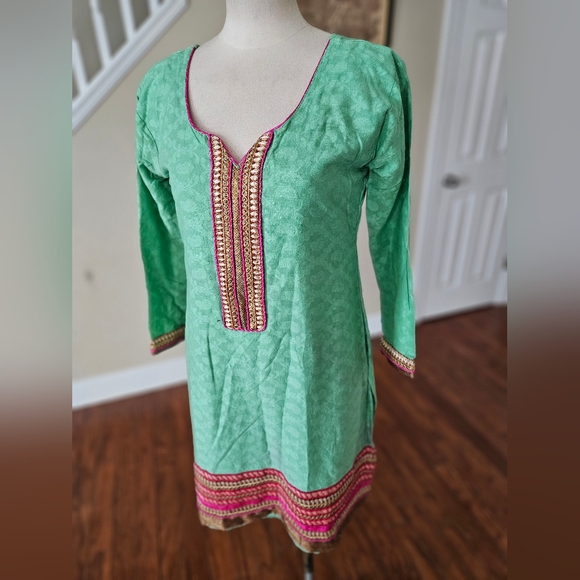 Dresses & Skirts - Handmade Embroidered Indian Dress Medium Large